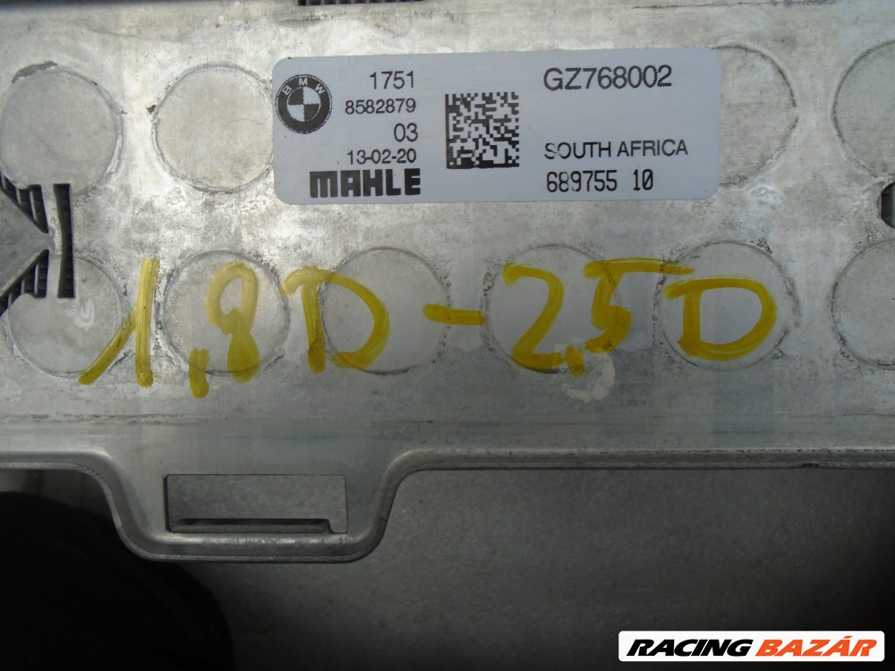 [GYÁRI HASZNÁLT] BMW - Cooler Hűtő -X3, X4 - G01, G02 - 1.8D - 2.5D 6. kép